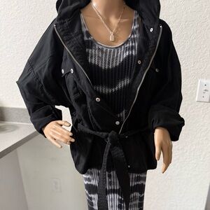 Blue  and White Tie-Dye Women's Dress and Jacket